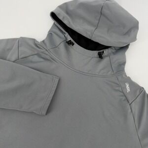 UNRL Mens Gray Crossover Hoodie Pullover Sweatshirt XL Stretch Performance